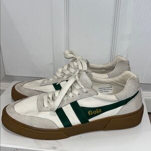 GOLA Match Point sneakers in Green and off white